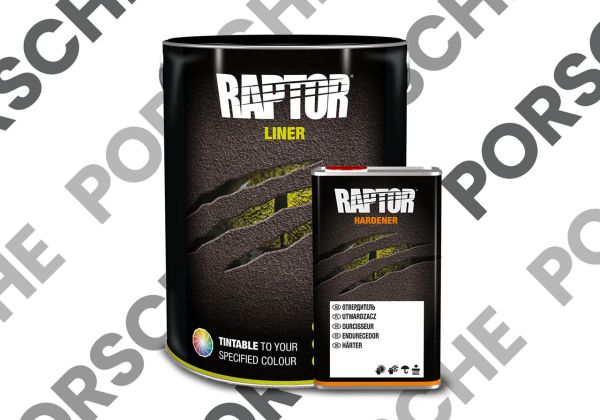 Raptor Lack Gebinde-Kit mit Härter, Porsche Farbtöne