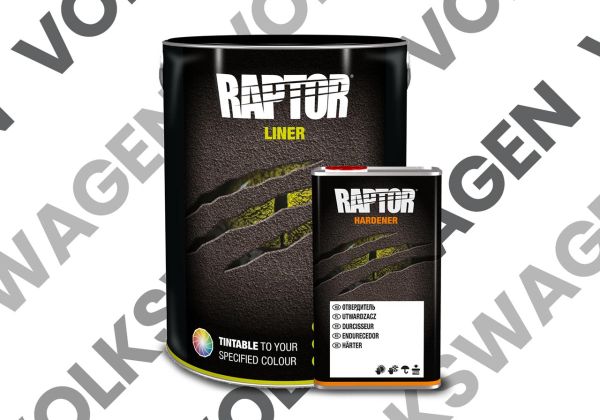 Raptor Lack Gebinde-Kit mit Härter, Volkswagen Farbtöne