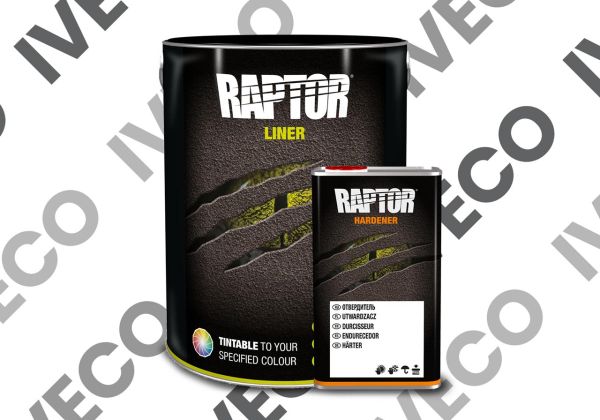 Raptor Lack Gebinde-Kit mit Härter, IVECO Farbtöne